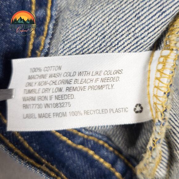 Mossimo Supply Co. Denim Vest Jacket Blue Pockets Women's Large - Picture 7 of 8